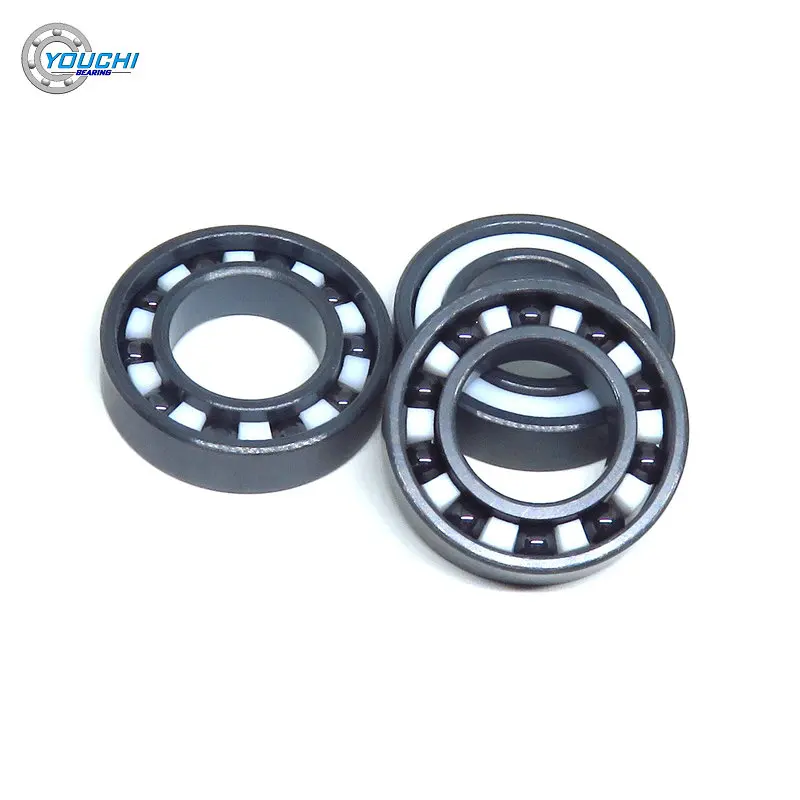 

1pcs 6902 CE 15x28x7 mm Si3N4 Ceramic Ball Bearings 61902 15*28*7 Silicon Nitride Bearing