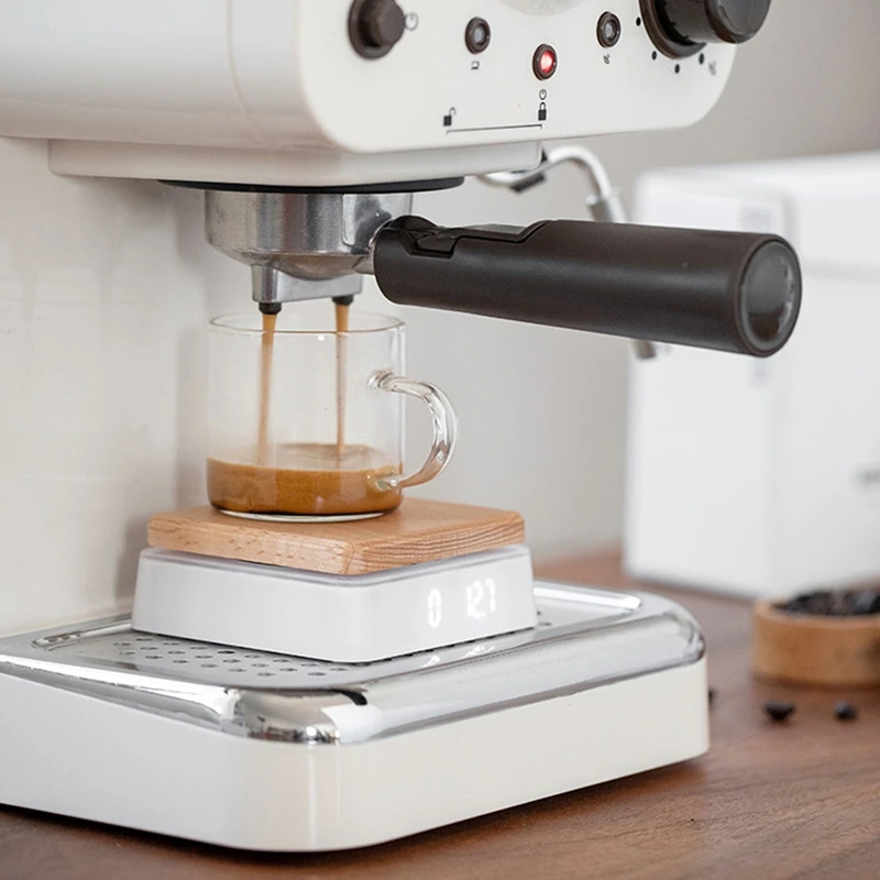 

Coffee Scale with Timer High Compact Kitchen Scale Small Handheld Coffee Scale for Home Kitchen Coffee A