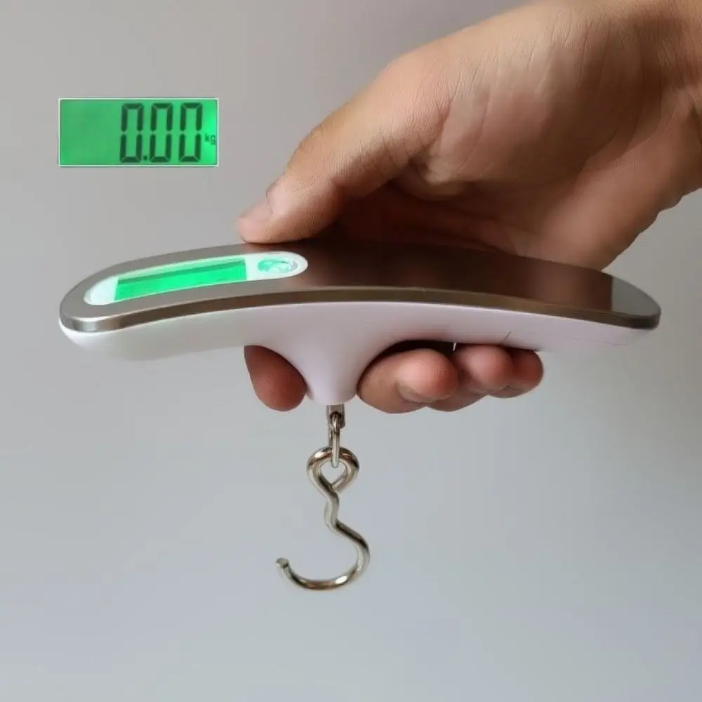 

Portable LCD Display Digital Luggage Scale Handheld Hanging Electronic Scale High Precision Weight Balance Tool Travel