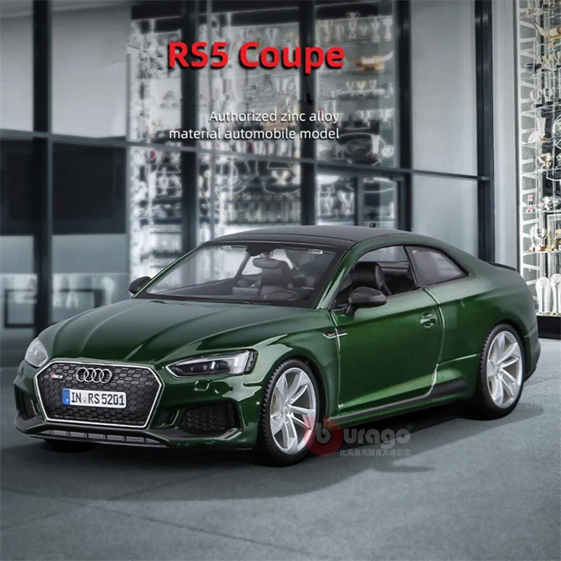 

Bburago 1:24 Audi RS5 Coupe Alloy Car Model Diecasts Metal Toy Vehicles Car Model High Simulation Collection Childrens Toys Gift