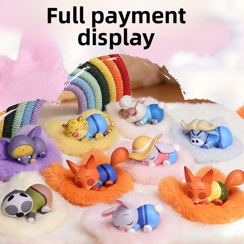 

Zootopia 2, плюшевая кукла, слепая коробка, Ник Джуди, рисовое зерно, экшн-фигурка, модель, коллекционный подарок для детей, фанатов S