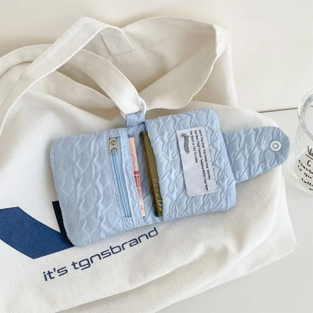 

Canvas Candy Color Coin Purse Korean Style Zipper Purse Mini Cash Wallet Bubble Cloth Coin Purse Cloth Envelope Wallets Female