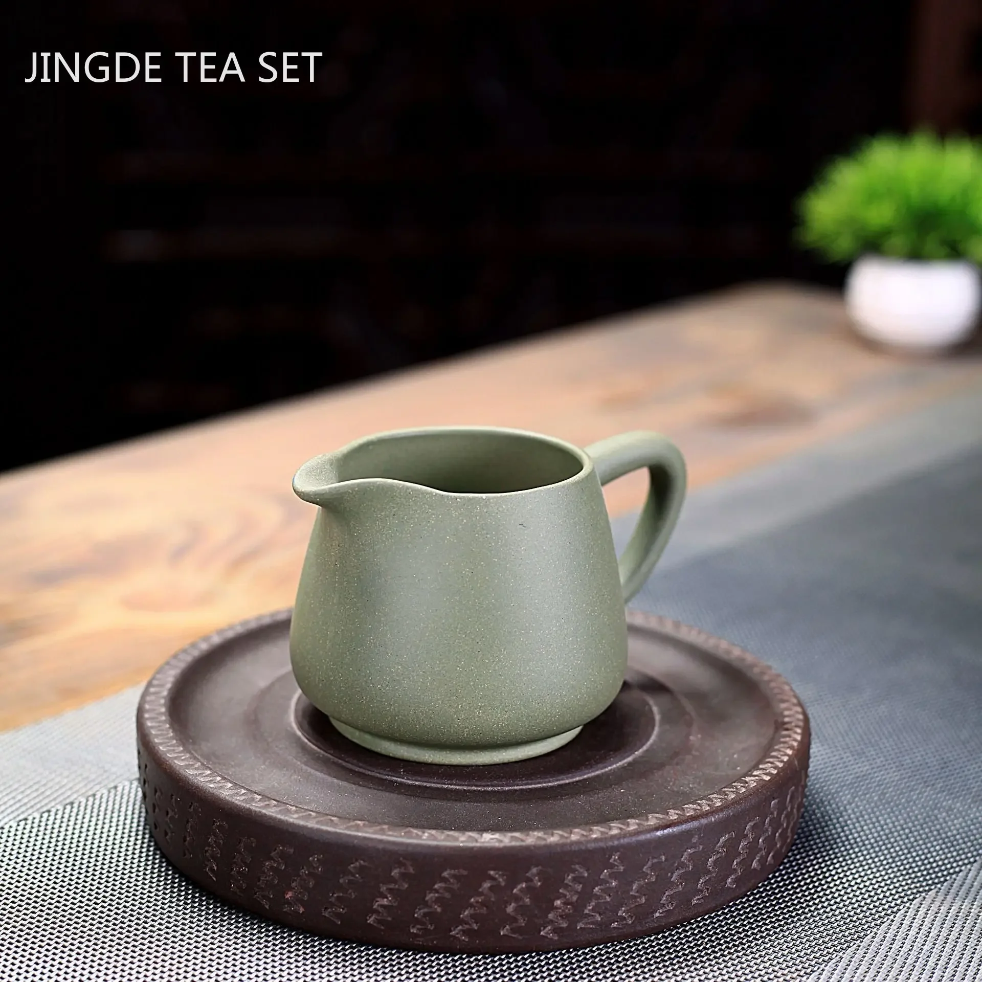 260ml Yixing Raw Ore Purple Sand Fair Cup Handmade Portable Tea Infuser Chinese Tea Set Supplies Custom Household Tea Cup