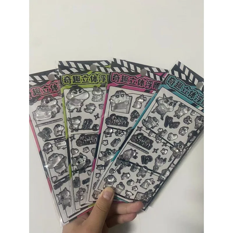 

Crayon Shin-chan Stickers Cute Cartoon 3D Stereoscopic Stickers Creativity Exquisite Fun Decoration Child Sticker