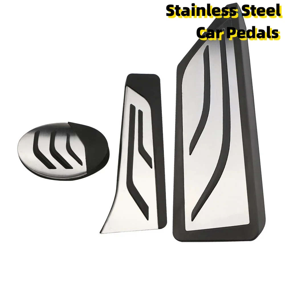 Car Pedals Cover for BMW X1 X2 F48 F39 F45 F46 F40 LHD FootRest Pedal Pad Cover 216i 218i 220i 216d 218d 220d Active Gran Tourer