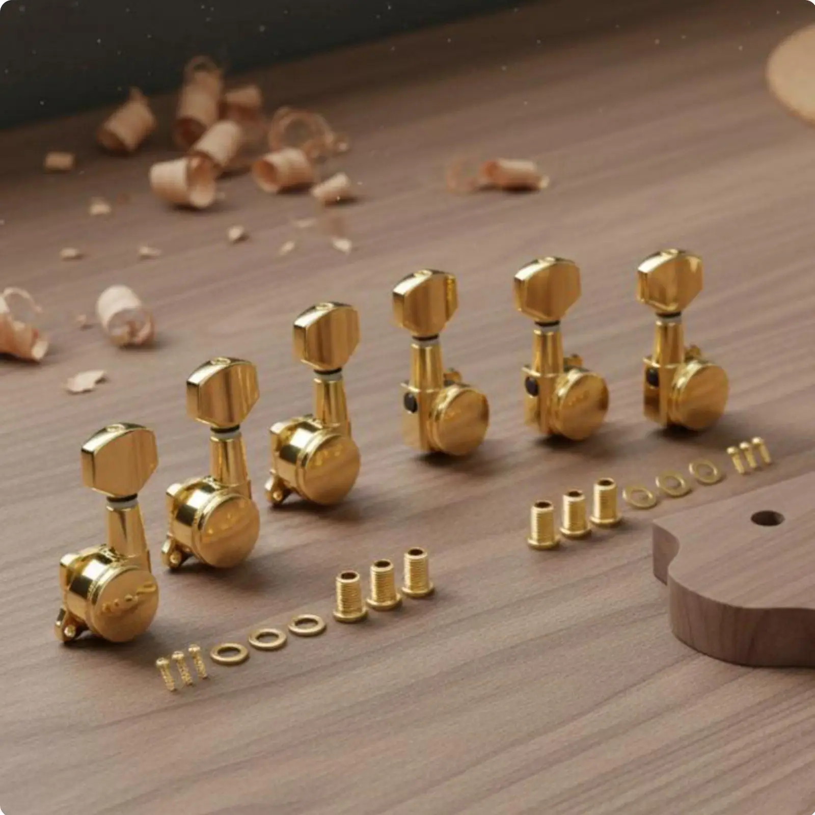 High Precision Electric Guitar String Tuner 1 18 Locking Tuners Zinc Alloy Pegs for Music Instruments Guitar