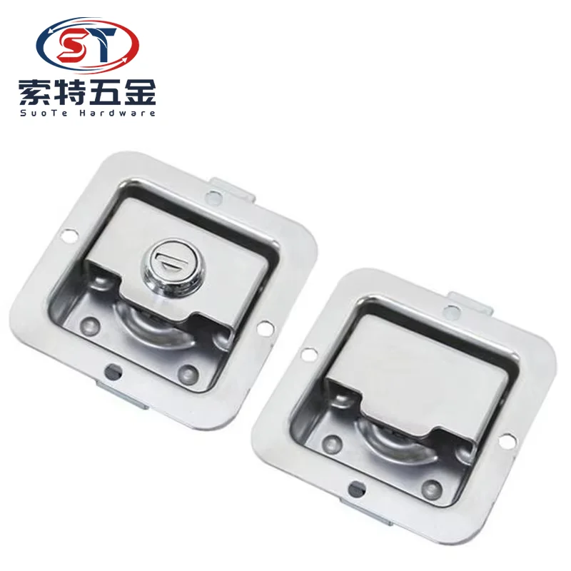 XK105 Tool Box Latch Paddle Trailer Rear Semi Body Recessed Handle Truck Door Lock