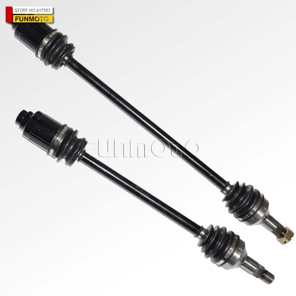 1pcs clutch cable and 1pcs Rear Left and 1pcs Rear Right Drive Shaft Suit For KINROAD 650CC GOKART 66.5cm/80.5cm