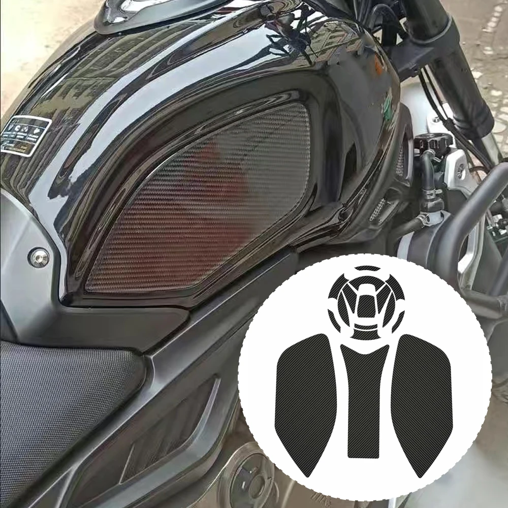 Motorcycle Tank Pad Tankpad Protector Racing Sticker For Loncin Voge 300AC 300 AC