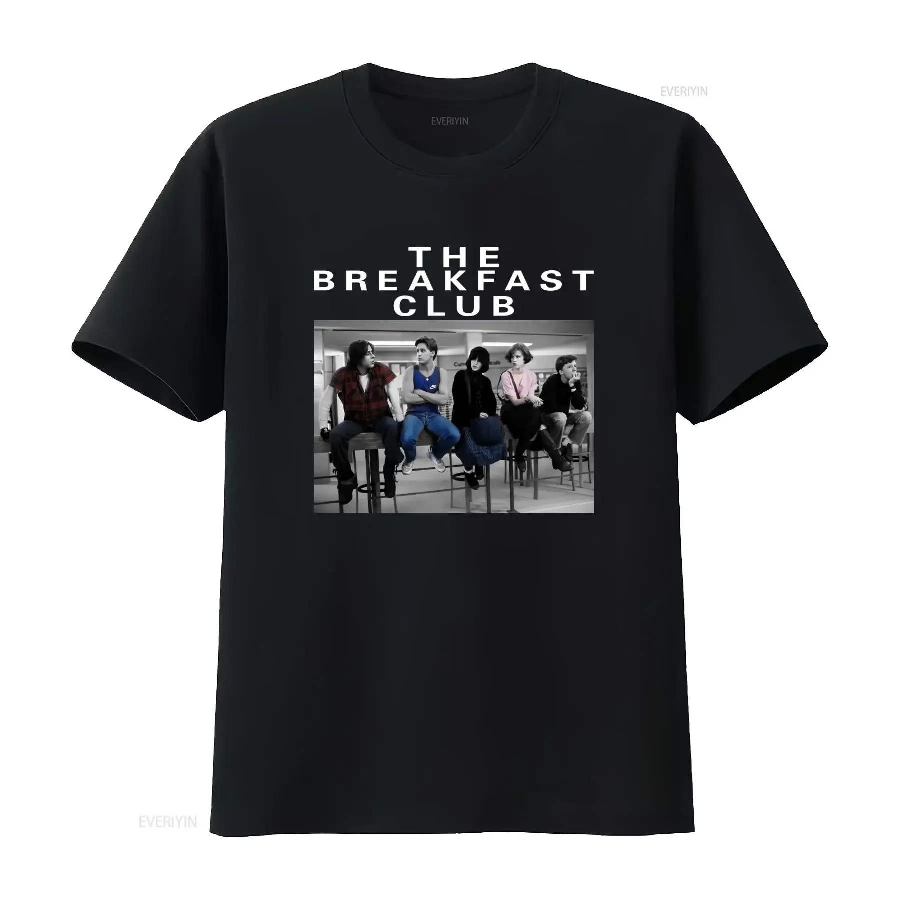 The Breakfast Club Movie Inspired T Shirt Retro Design Comfortable Cotton Unique Print for Fans vintage Washed Soft