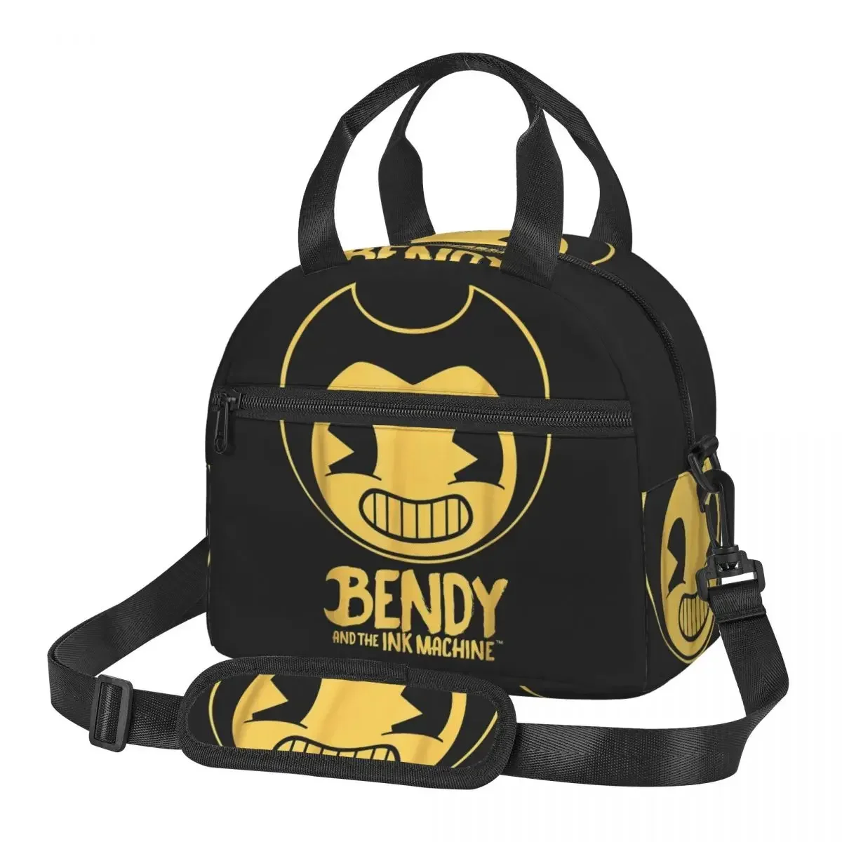 Bendy-Ink-Machine Insulated Lunch Bag for School Picnic Storage Food Boxes Leakproof Cooler Thermal Lunch Box Tote