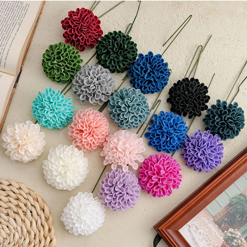 

Artificial Flowers 20 Pcs EVA Foam Fake Dandelion Flowers with Stems for Decoration Celebration DIY Wedding Bouquet Centerpiece