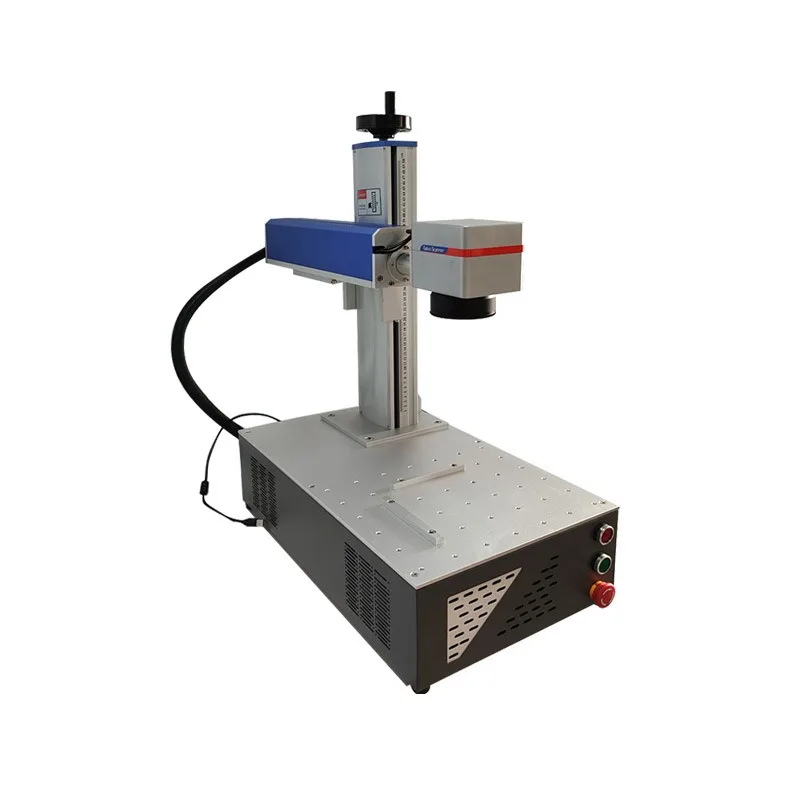 Stainless steel nameplate 30W coding engraving machine 50W metal parts small desktop marking machine