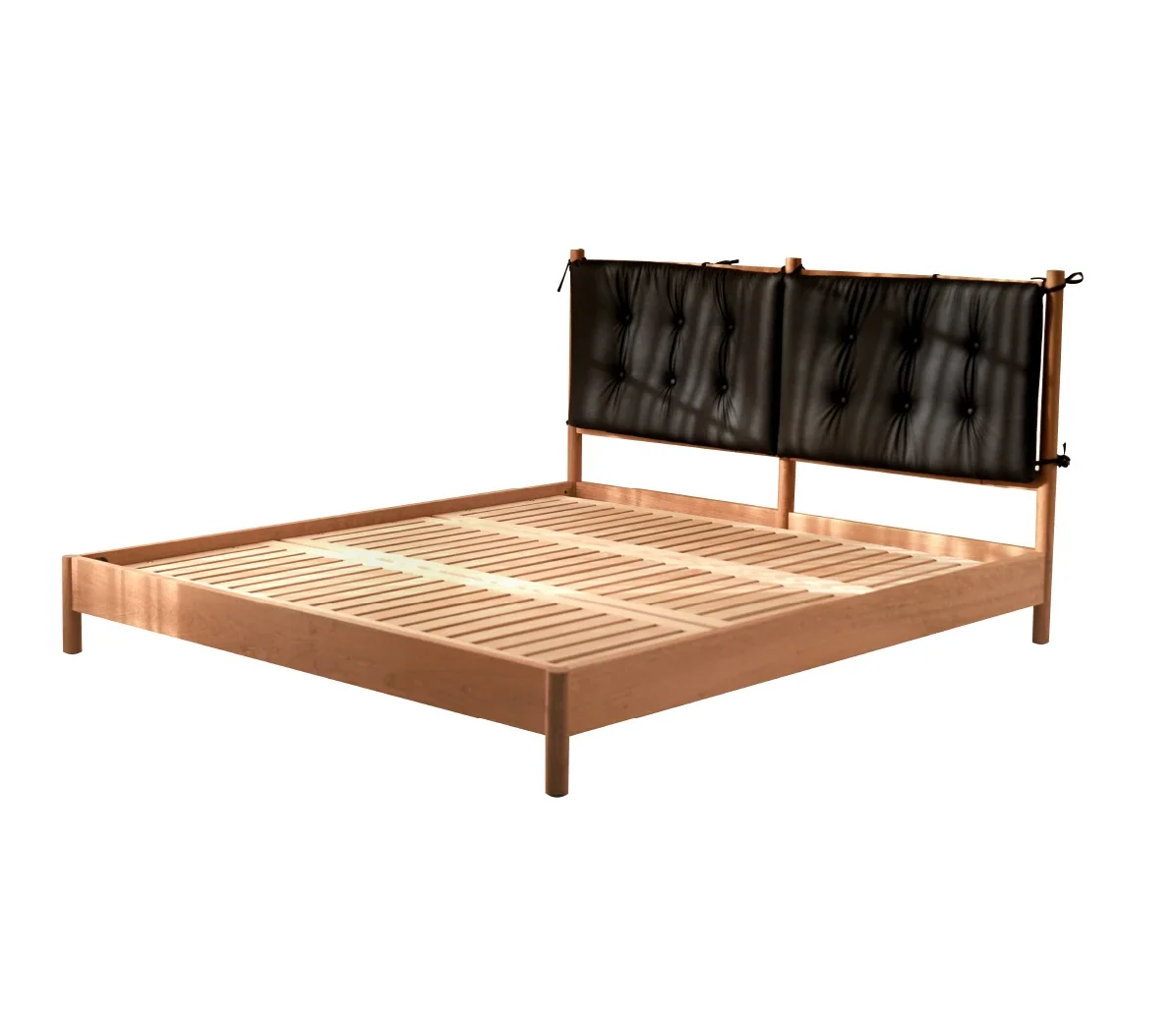 

Jimu Room Storage/Farewell Harp Bed Modern and Simple Solid Wood Bedroom, Master Bedroom Backrest for Double Renting