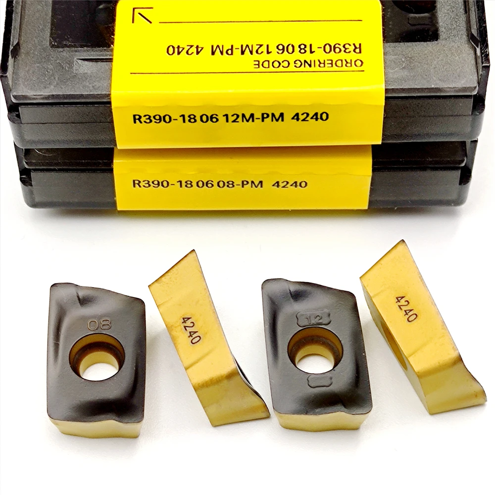 

Carbide Insert R390 180608 180612 PM4240 Carbide Milling Insert Indexable Insert for Face Milling CNC Tools Milling Tool