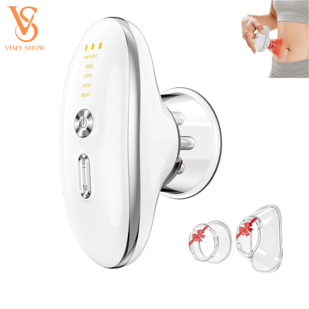 2026 Body & Face Sculpting Machine Anti Cellulite Massager Tool with Red Blue LED Microcurrent Import for Stomach Thigh Arm Leg