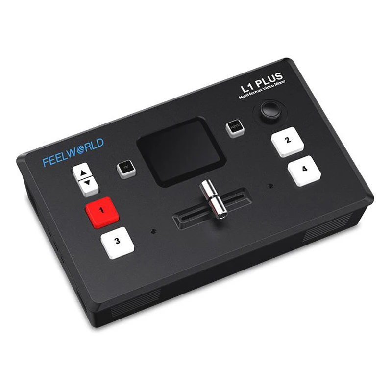 محول خلاط فيديو بكاميرا Plus ، تسجيل USB متعدد ، شاشة لمس 2 بوصة ، بث مباشر في الوقت الفعلي