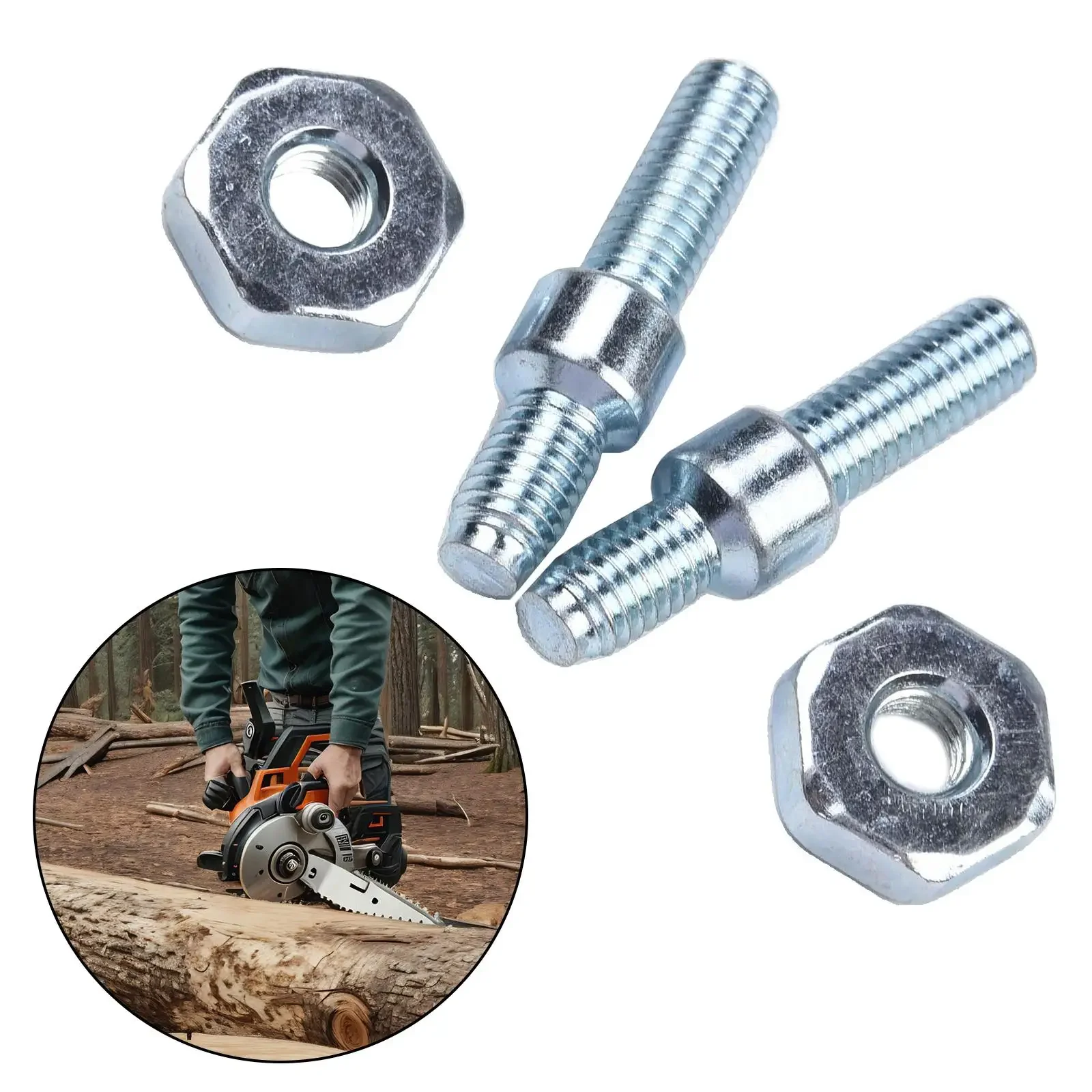 Stihl-Compatible M8 Bar Nut And Stud Collar Screw For Chainsaw Models 028 034 026 MS260 MS360 MS380 00009536605