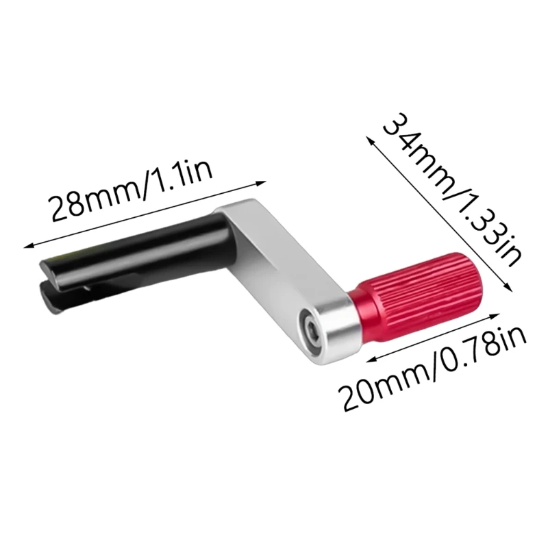 Film Winding Crank Film Loader for All 135 Film Cassette Film Winding Spanner Aluminum Film Manual Roll Extension Handle
