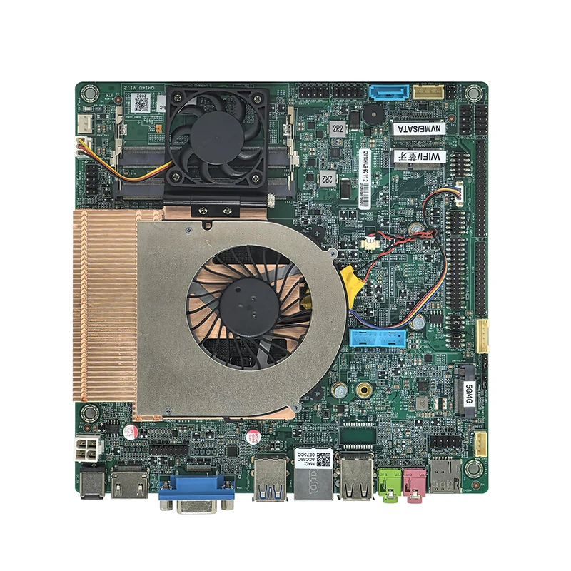 2026 ELSKY QM14U 마더보드 통합 DDR5 메모리 6xRS232 AI 부스트 NPU 메테오 레이크 프로세서 울트라 탑재 썸네일 4
