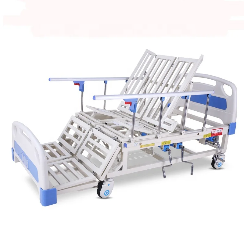 

anti-skid turning medical bed for the elderly, hand-operated multi-functional hospital nursing beds