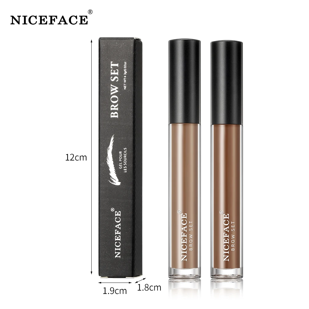 NICEFACE Wenkbrauw Crème Enhancers langdurige Waterdichte Wenkbrauw Pommade Gel Voor Wenkbrauw Styling Gel Kleurstof Wenkbrauw Tint Brow Gel