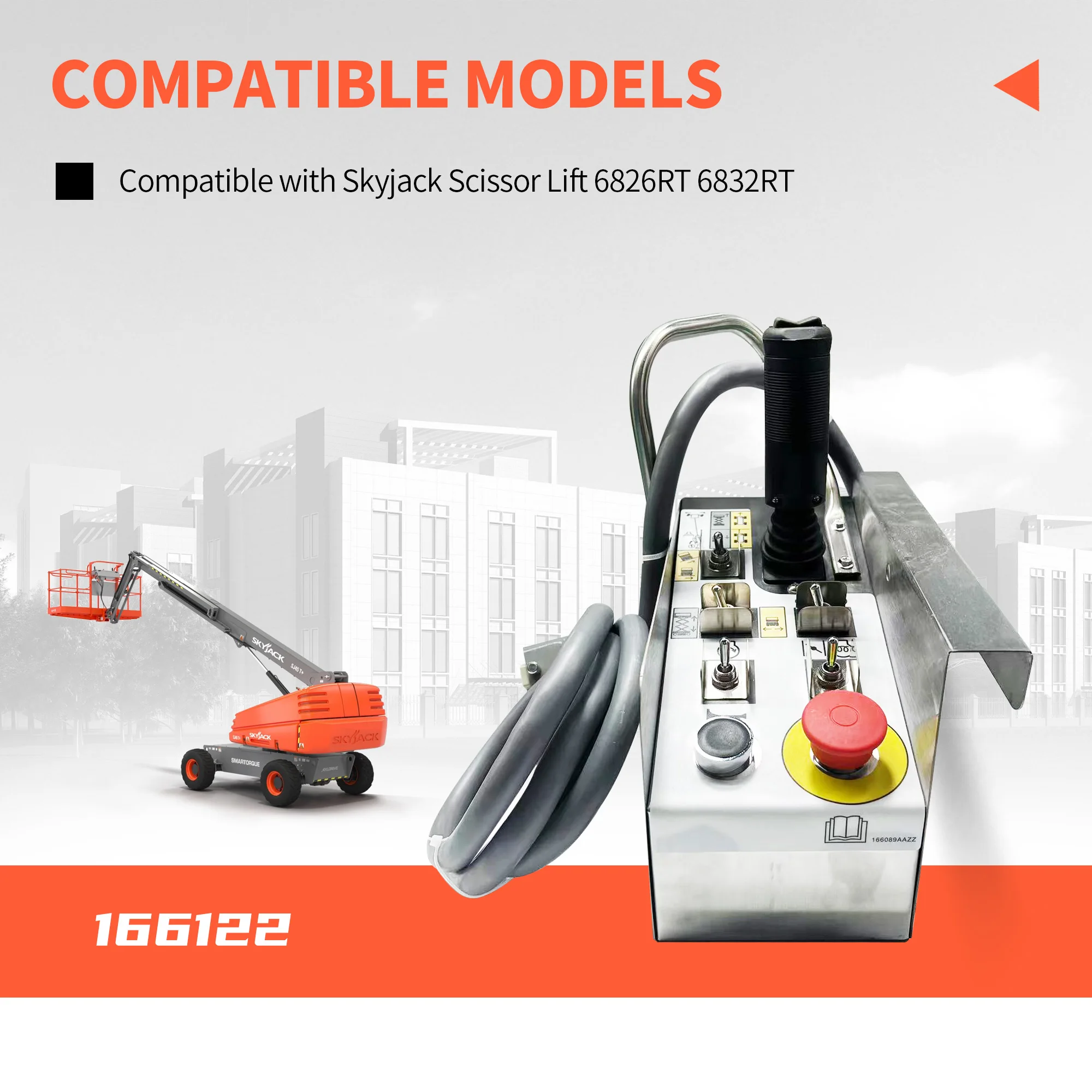 صندوق التحكم في المنصة 166122 137798 للمصاعد المقصية Skyjack SJ6826RT SJ6832RT