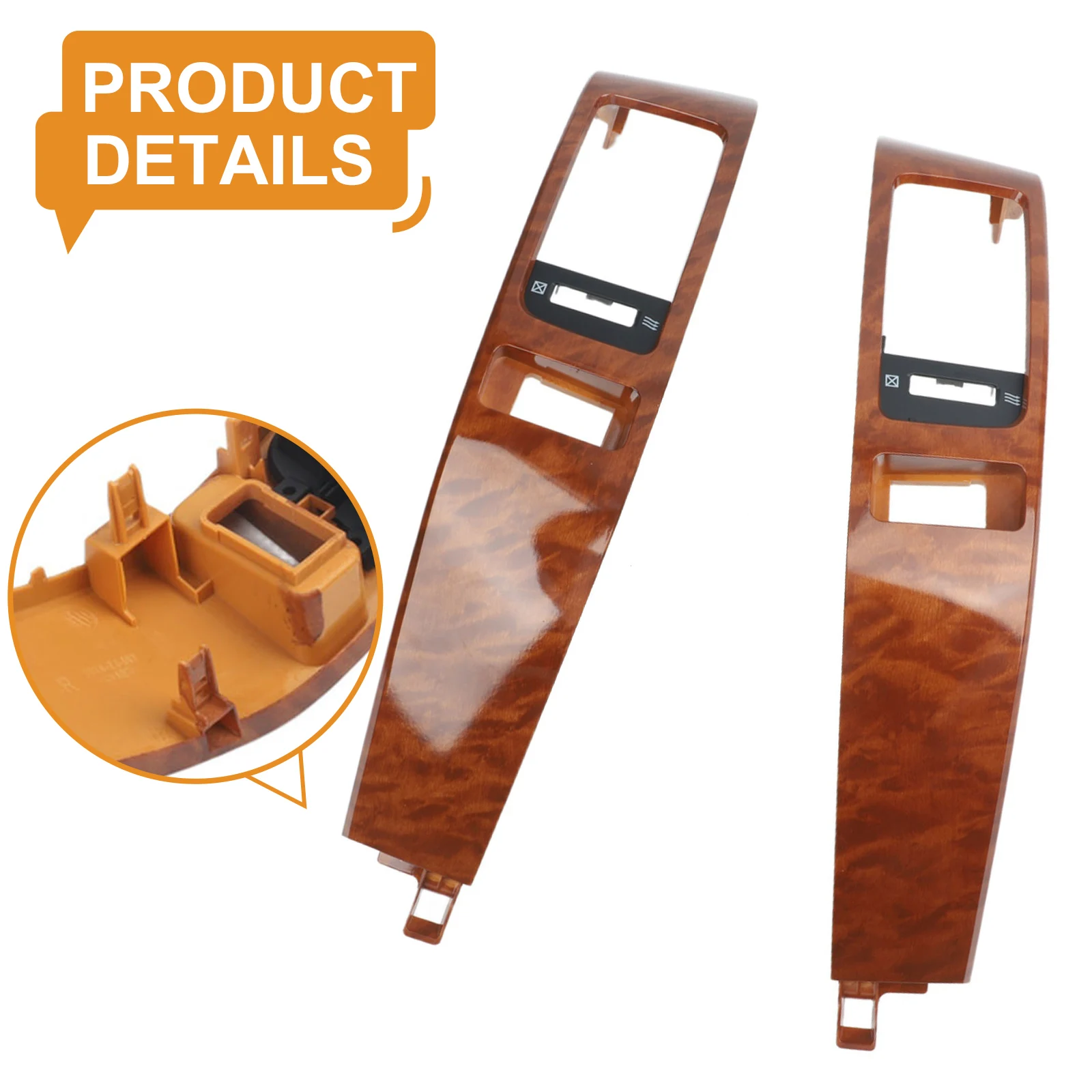 

Dashboard Air Vent Panel For Toyota For Land For Cruiser For Prado For FJ120 2003-2009 ABS Interior Trim Decorative Cover