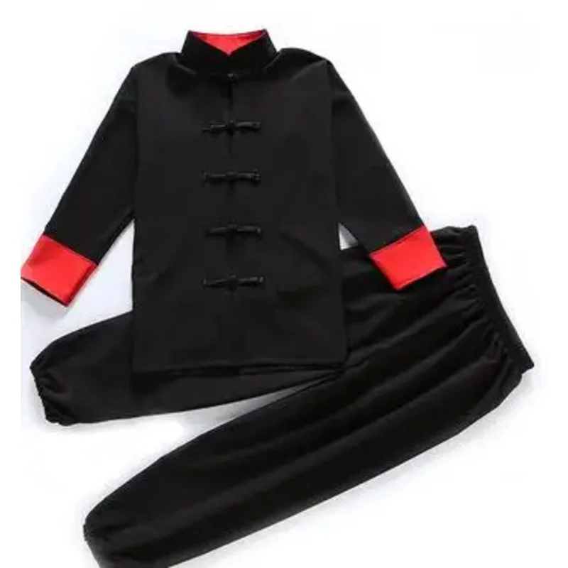 Costume de Wushu pour enfants, vêtements de style traditionnel chinois, chapelle Tai, uniformes de Kung Fu, ensemble de performance sur scène pour filles et garçons, nouveau