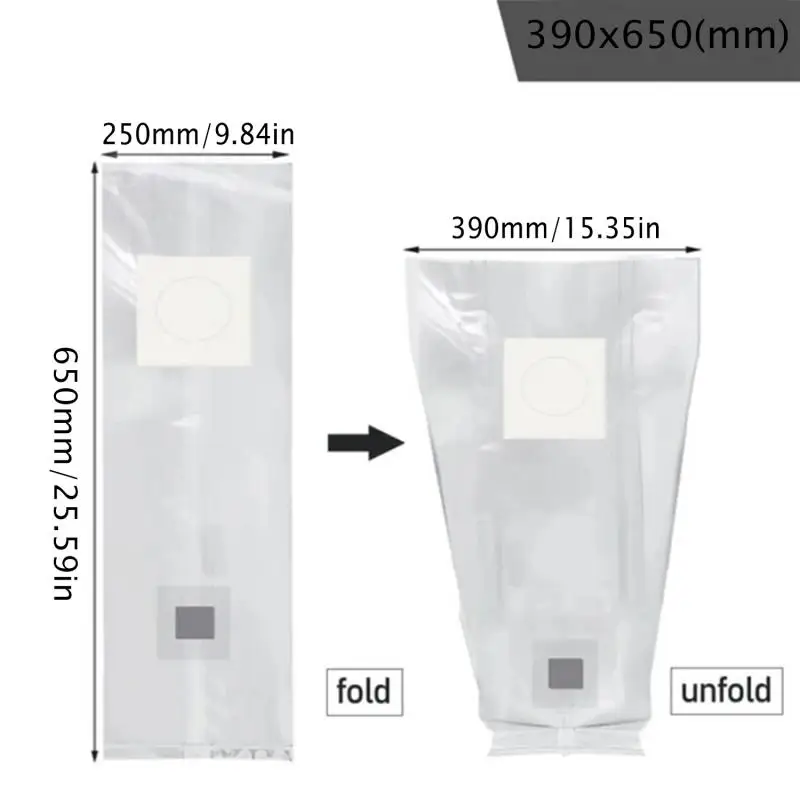 5/10pcs Mushroom Spawn Grow Bag Cultivation Bags Autoclaving Substrate Mushroom Spawn Bag For Fungus Planting Ventilate Bags