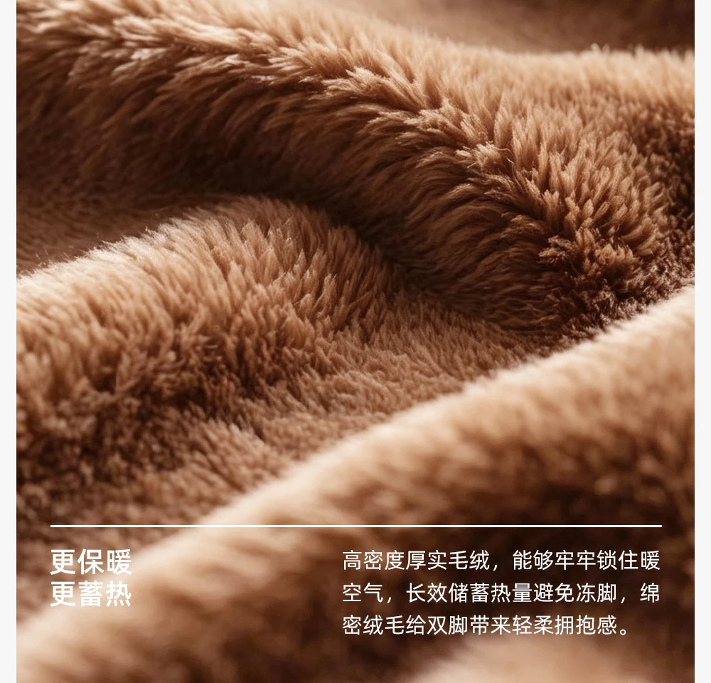 Neue Winter-Plüsch-Leopard-Hausschuhe für Damen, flauschige offene Hausschuhe mit Gummisohle, warme, rutschfeste Mules mit Gepardenmuster und Farbblock-Design – Detail 6