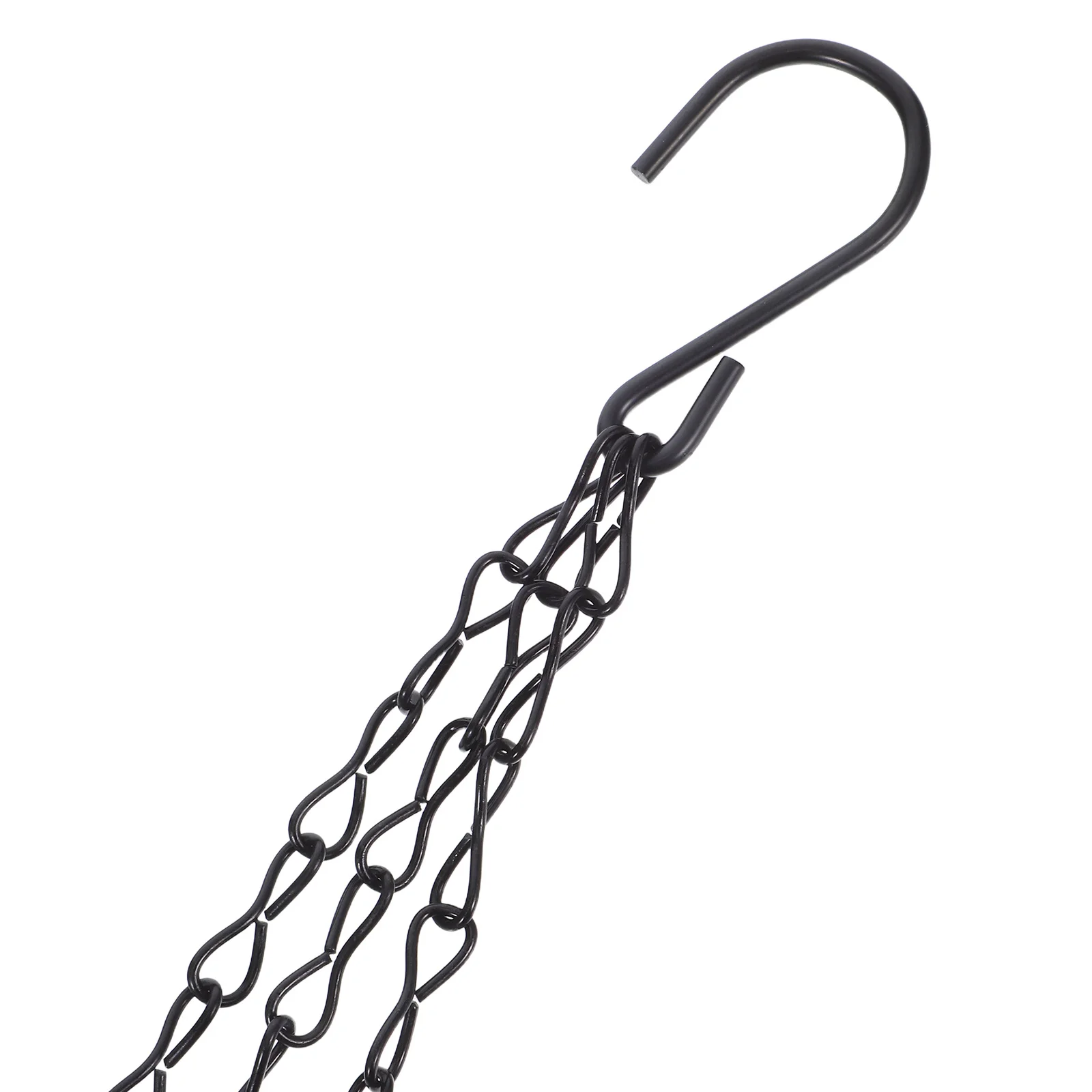 Chaînes de jardinières en métal pour plantes suspendues, 4 pièces, cintre de jardin robuste, utilisation en extérieur, Pot de fleur, chaîne de remplacement, mangeoire pour oiseaux