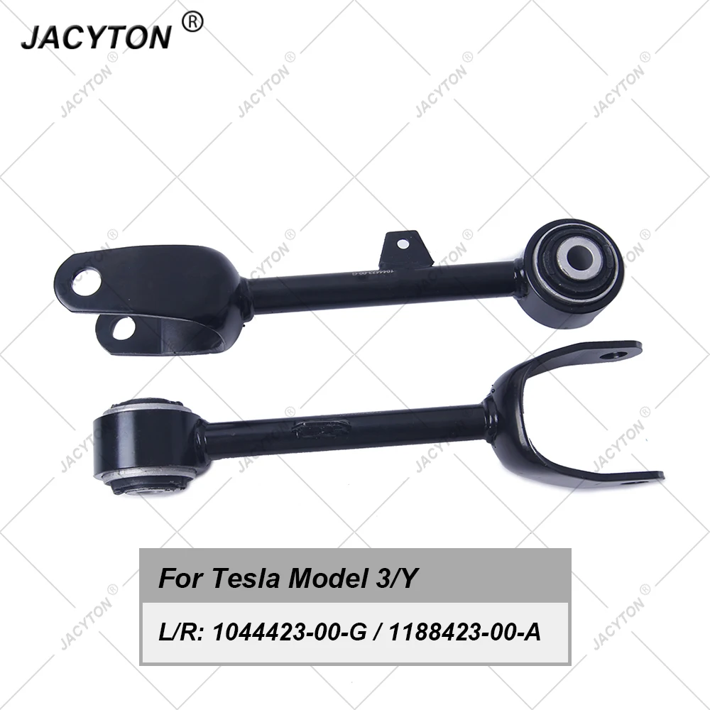 JACYTON Pair Rear Suspension Control Arm For Tesla Model 3 5YJ3 Y 5YJY 104442300G 118842300A 1044423-00-G 1188423-00-A