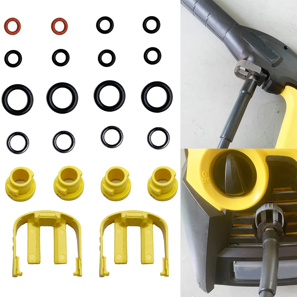 High Quality Hot Sale New Replacement Accessories Seal O-Ring Watering C-Clips Connector For Karcher for k2 K3 for k7 Hose view 6