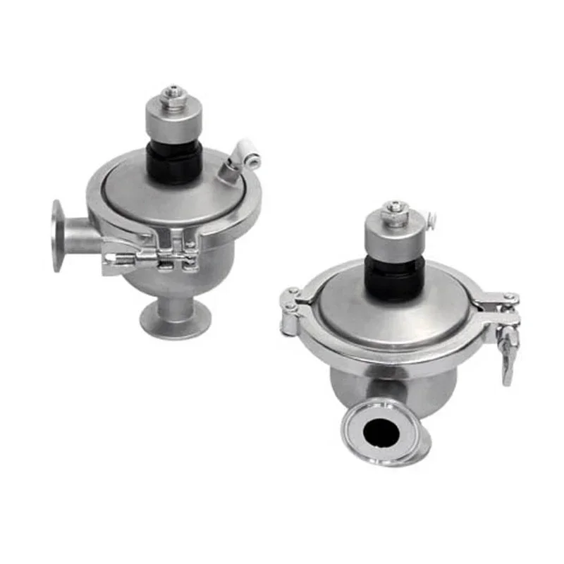 For SS316L Sanitary Back Pressure Valve Constant Pressure Regulating Valve Fixed Pressure Safety Valves 1.5 Inch