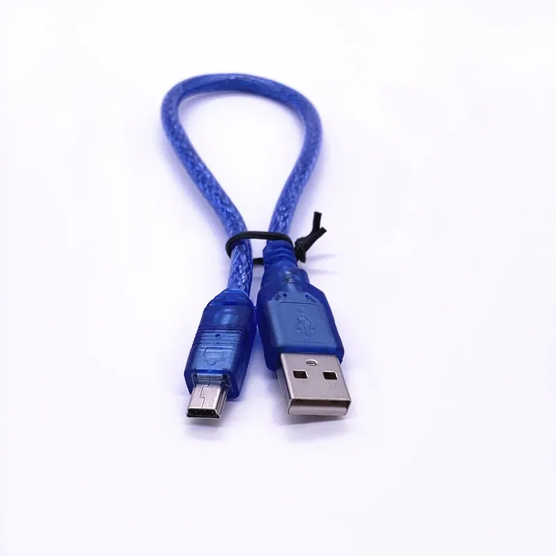 USB 2.0 Type A Male To Mini B 5pin Male PC Data Cable Cord Leads Length 30cm