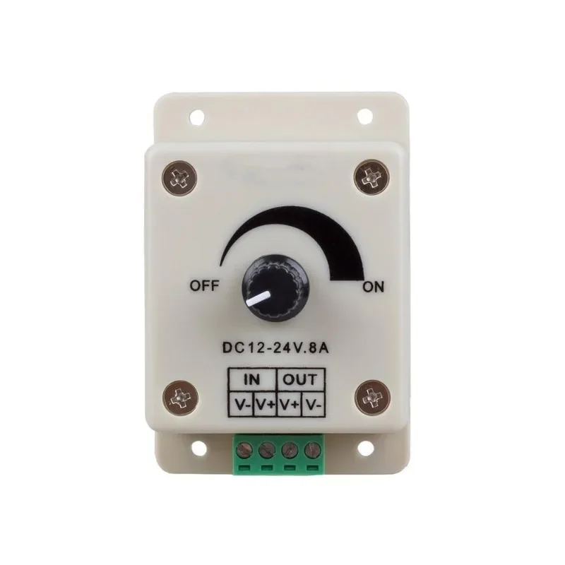 1PC Voltage Regulator DC-DC Voltage Stabilizer 8A Power Supply Adjustable Speed Controller DC 12V LED Dimmer 12 V