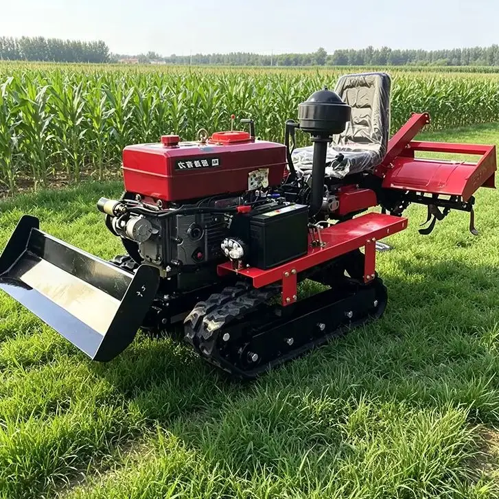 

Customized Multi Functional Crawler Tractor Mounted Rotary Tiller & Crawler Rotary Tiller for Wet Land Use with Crawler Tractor