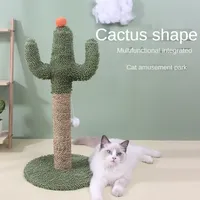 Cat Climbing Frame Cat Claw Board Toy Cactus Floor-standing Integrated Wear-resistant Bracket Indoor Boredom-relieving Pet Toy