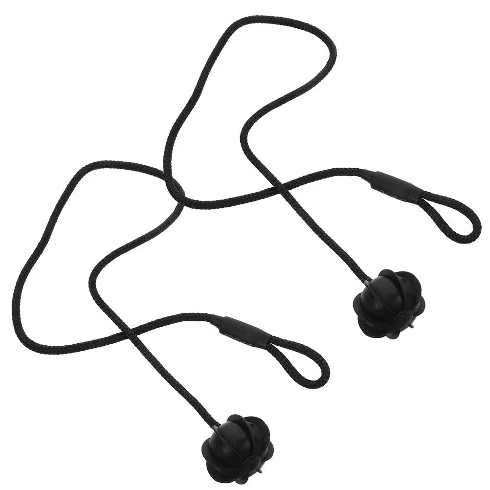

2 Pcs Tailgate Car Lanyard Belt Rear Trunk Storage Tray Tie Strap Cord Black Cars