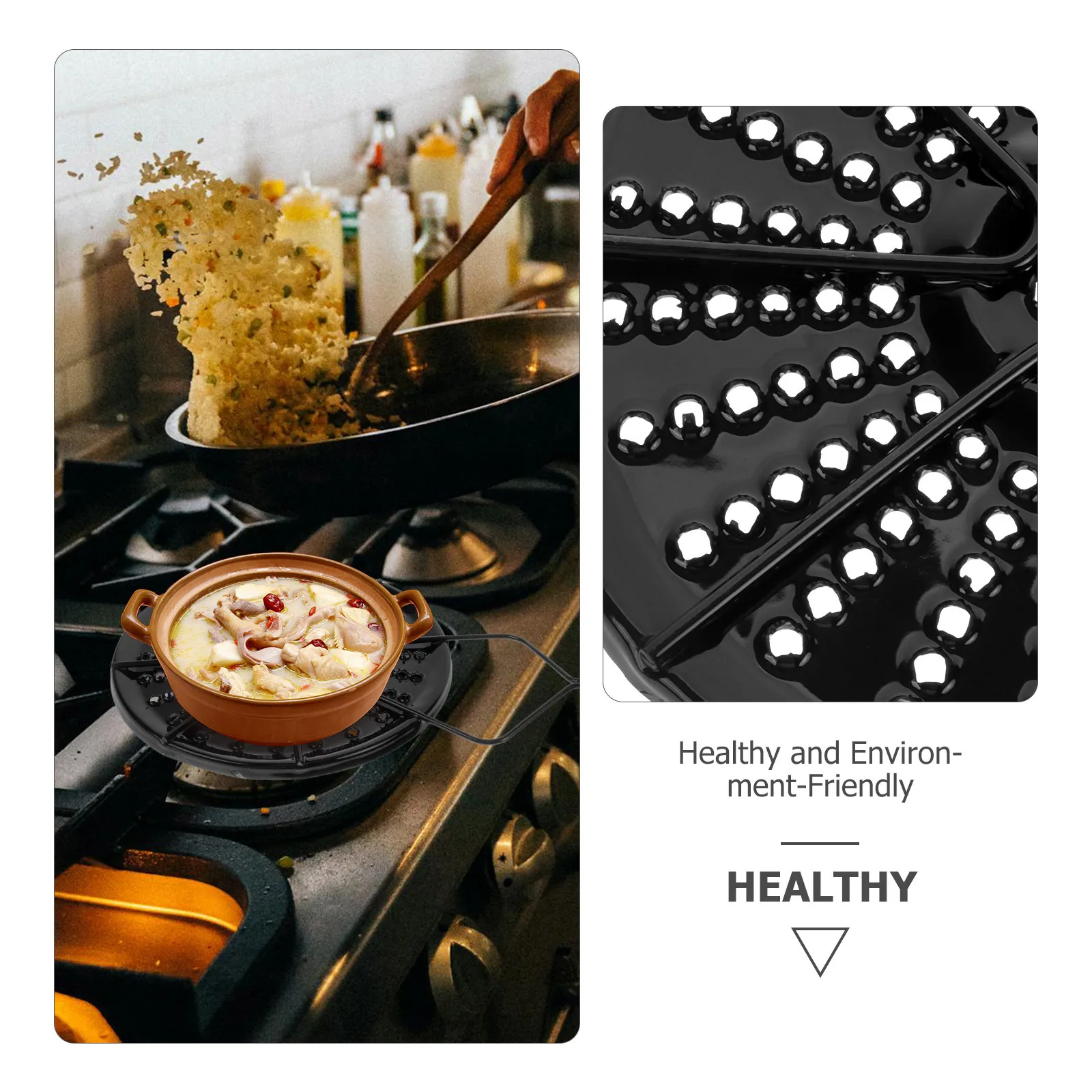 

1Pcs Heat Diffuser Enamel Induction Hob Protective Disk for Home Kitchen Cooking Non-Induction Cookware Adapter Plate