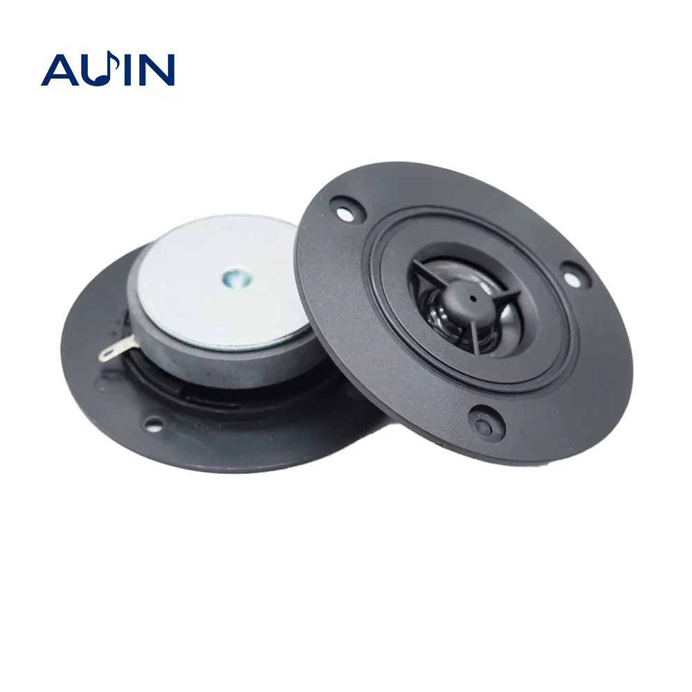 AUIN 2 szt./zestaw 3-calowe głośniki wysokotonowe 4 Ohm 10W Audio 74MM Tytanowy Przenośny Głośnik Wysokotonowy Dźwięk Wysokotonowy DIY Głośnik Bluetooth