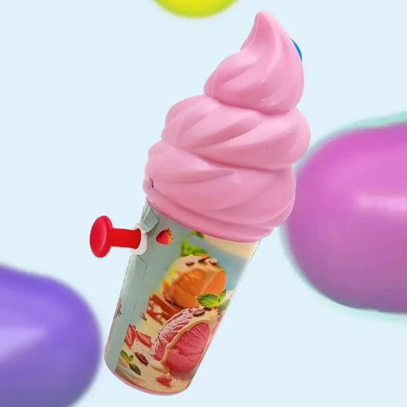 Water Squirter ที่สมจริง Ice Cream Water Squirter สําหรับเด็ก LeakProof ขนาดใหญ่ความจุต่อสู้เล่นของเล่น Interactive Prank Beach