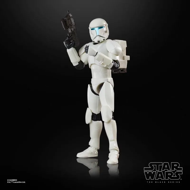 Original Hasbro Star Wars The Black Series The Bad Batch Clone Commando Action Toy Figure Collection Model view 3
