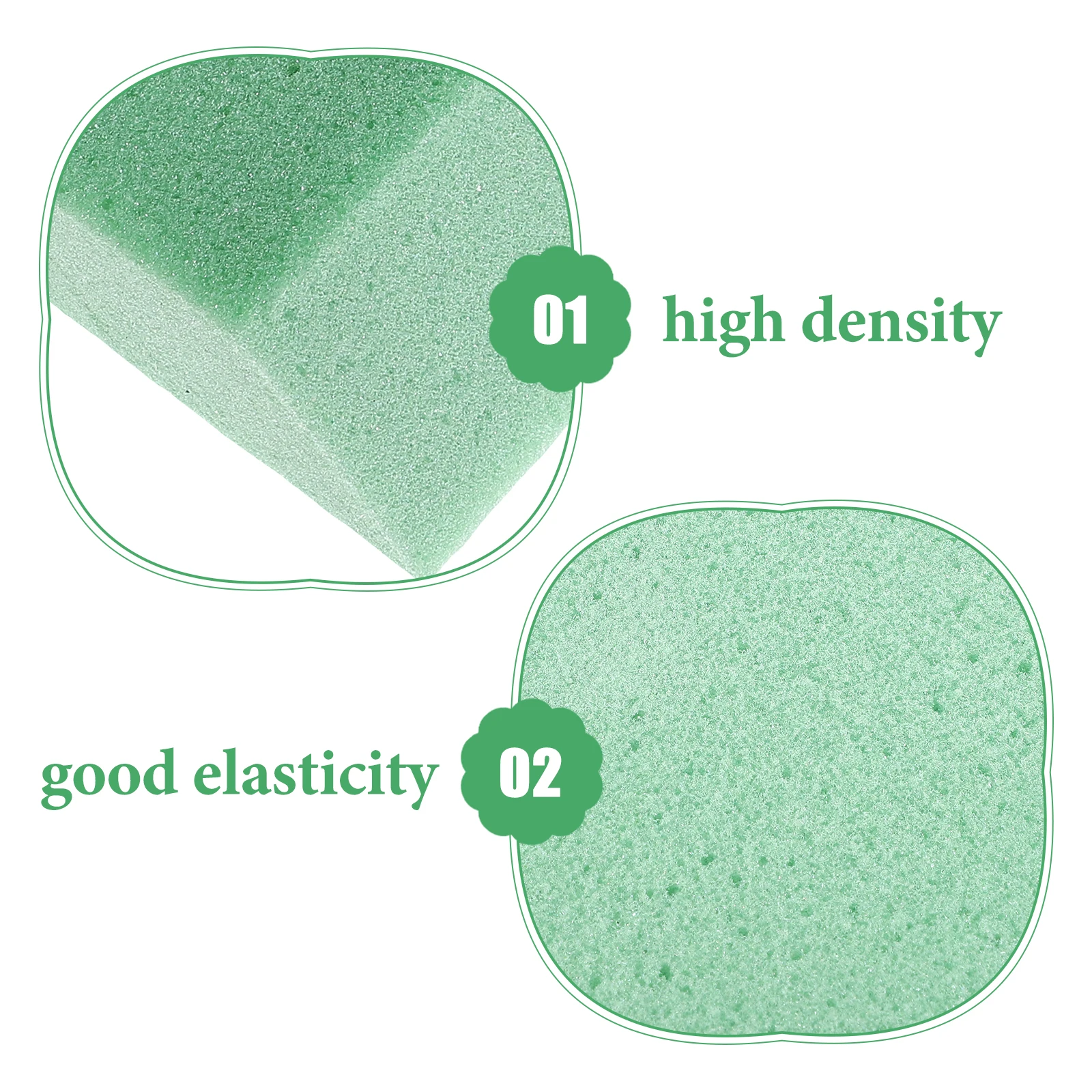 

6pcs Dried Flower Mud High Density Floral Block For Diy Flower Arrangements Craft Supplies Wedding Florist Foam Packing Insert