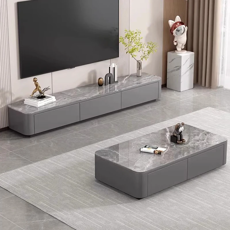 Soportes de Tv modernos móviles, cajones de exhibición de lujo para sala de estar, almacenamiento de diseño, organizador de mesa de Tv, Archivadores, muebles de moda