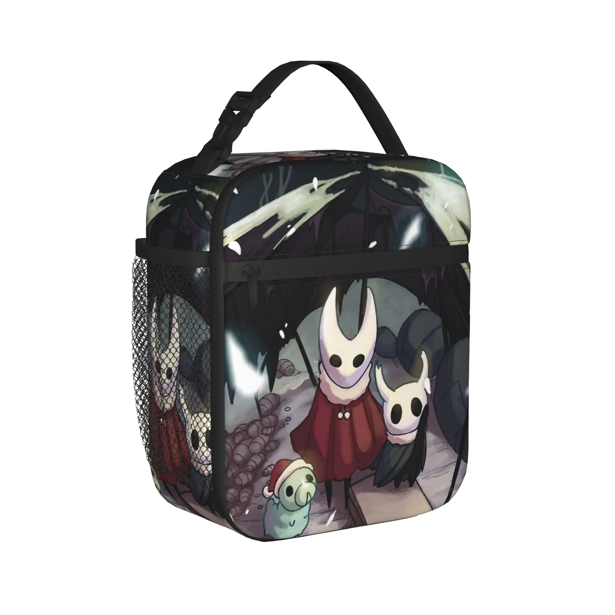 Hollow Knight Silksong Insulated Lunch Bag Thermal Bag Reusable,Lunch Container  High Capacity Lunch Box Tote Food Storage Bags