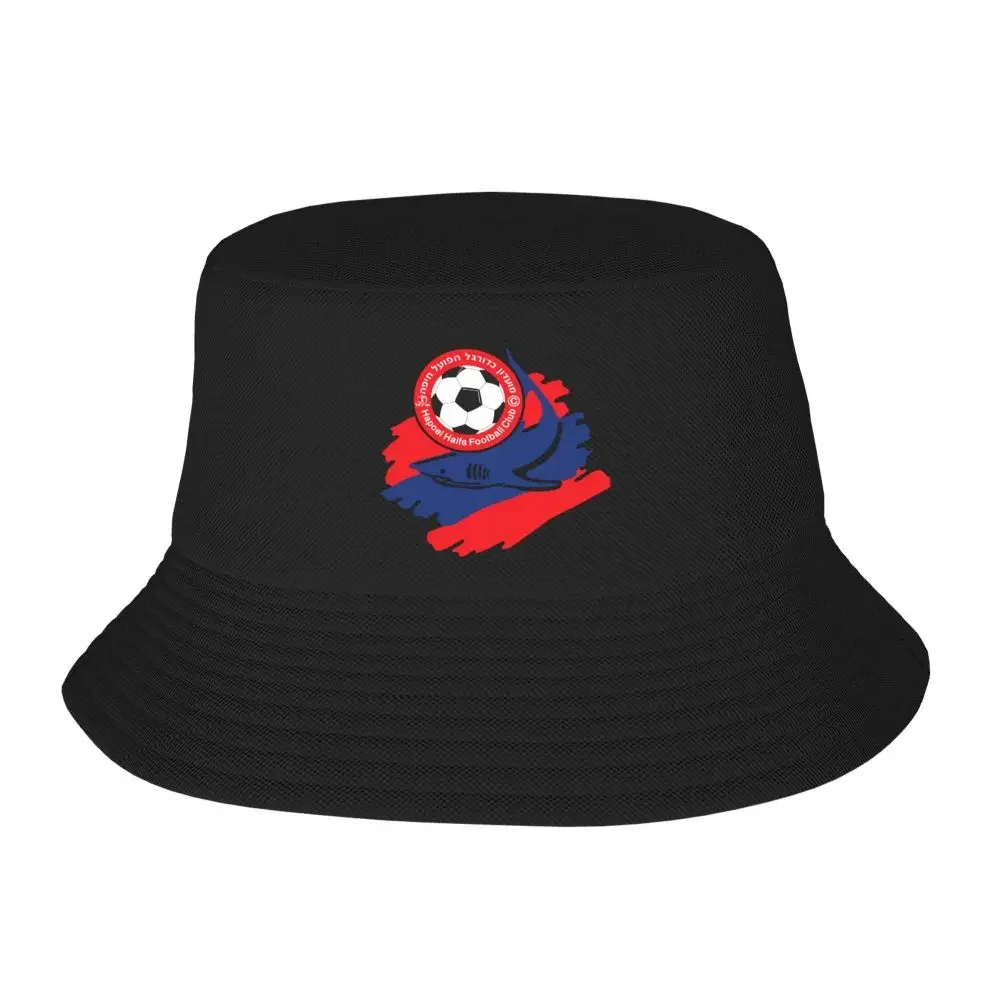 Hapoel Haifa  Enthusiast Black Fashionable Women's and Men's Sun Hat Casual Panama  Travel Neutral Fisherman 