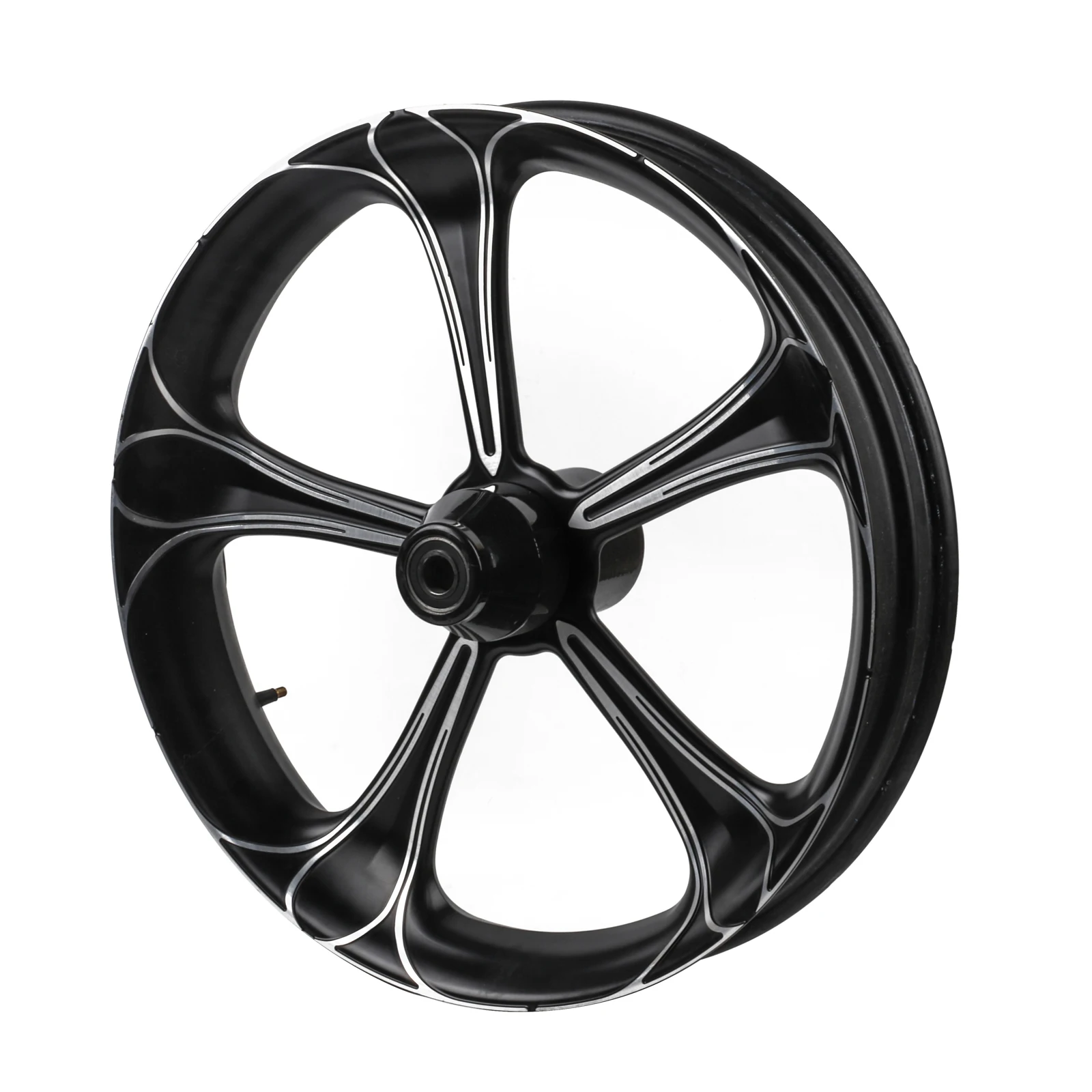 

New Product Forged Haley Hub/Wheel/Rim with Gloss Black Finish for 2000 Later Softail and Touring
