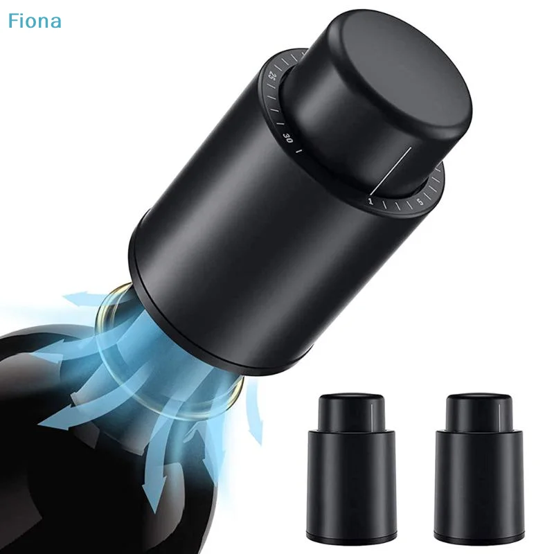 

✔Vacuum Wine Bottle Stopper Sealed Storage Vacuum Memory Wine Stopper Push Style Bar Tools Barware Reusable Wine Cork